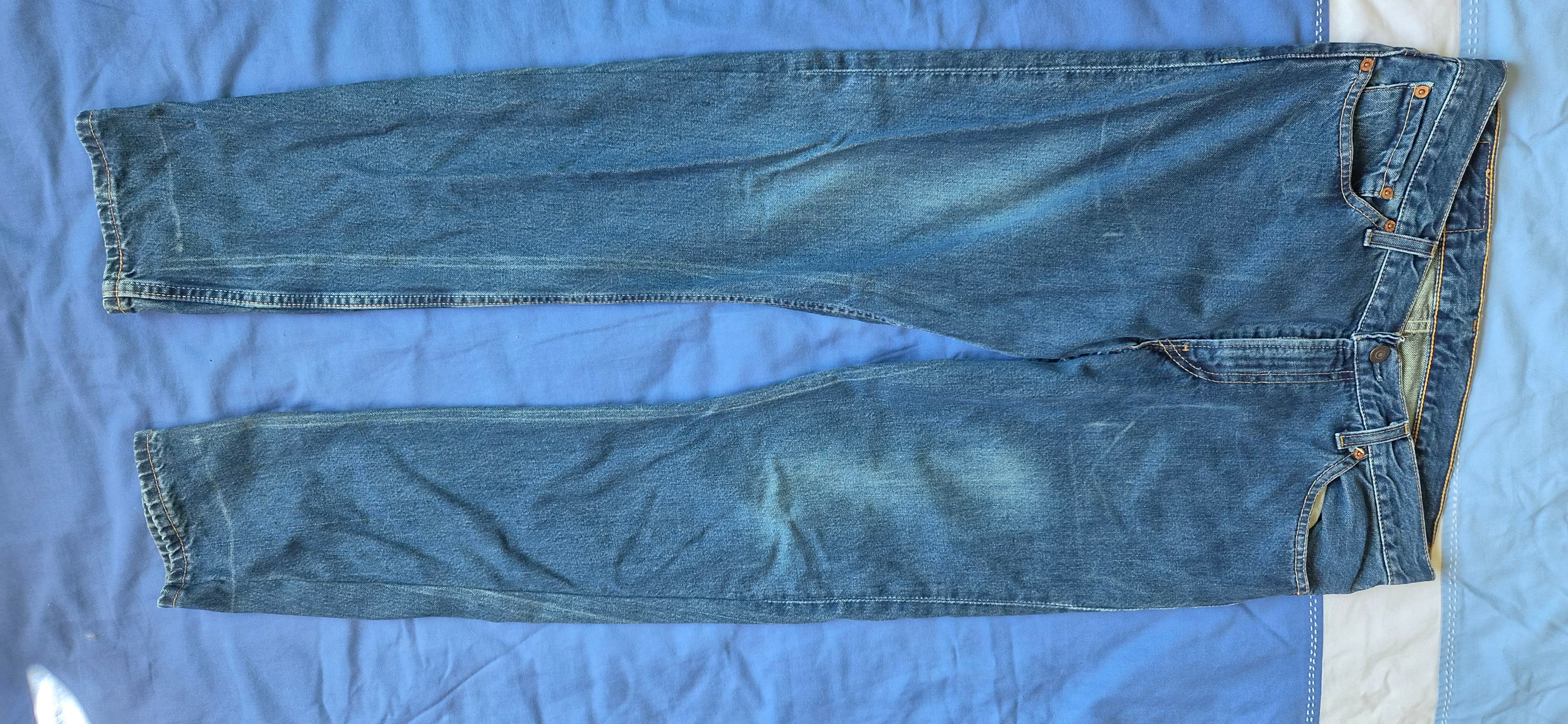 Levi's 516 stonewash jeans W34 L34 - super skinny fit, natural fade