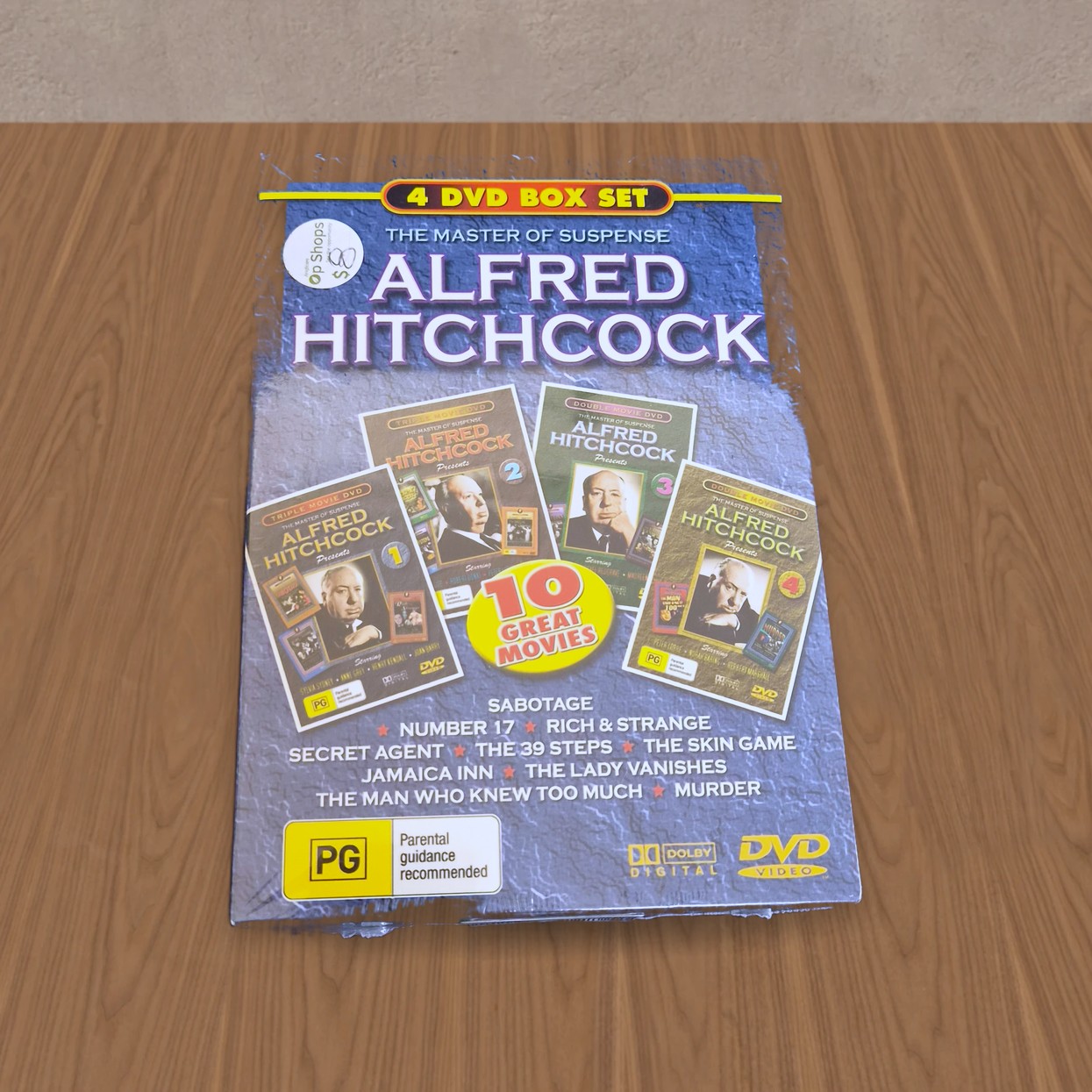 Alfred Hitchcock DVD box sets x4 - unopened