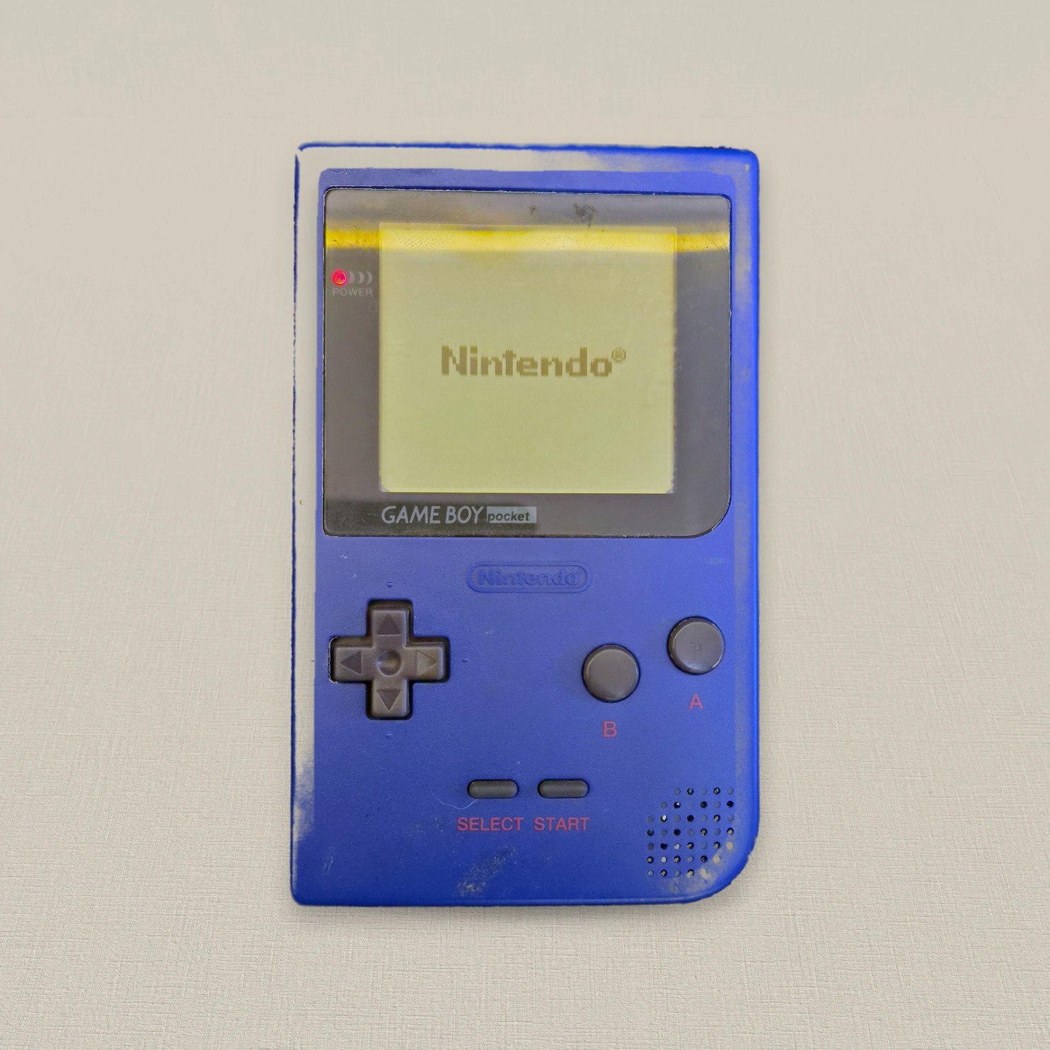 Game Boy Color, blue, with 7 games